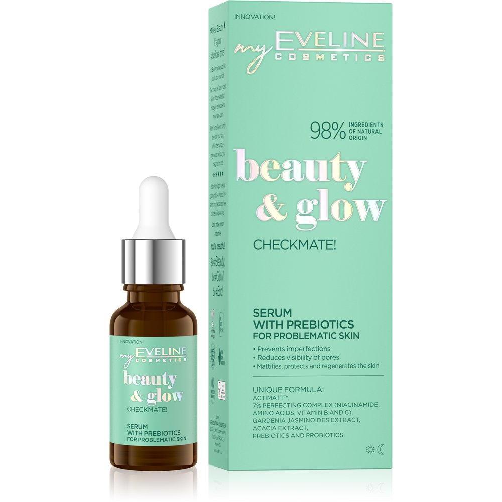 Eveline Beauty Glow Checkmate Serum With Prebiotics For Problematic