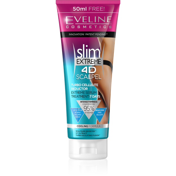 Eveline Slim Extreme 4d Scalpel Concentrated Turbo Cellulite Reducer 250ml Beautiful Cosmetics