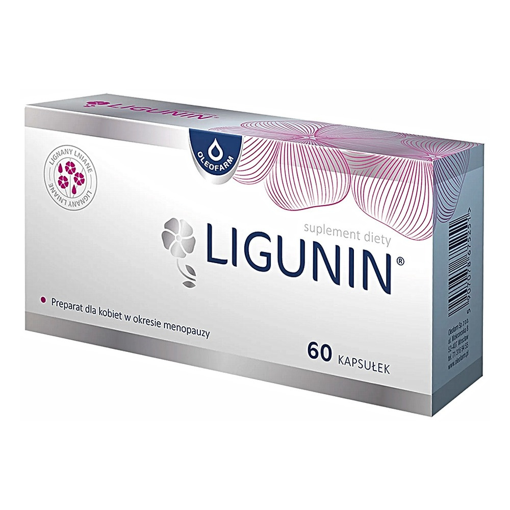 Oleofarm Ligunin Flax Lignans for Women During Menopause 60 Capsules