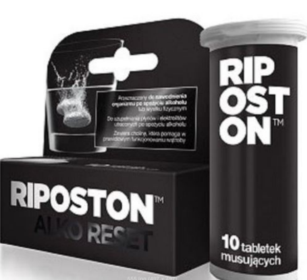 Riposton Alko Reset 10 Effervescent Tablets Best Before 30.09.25