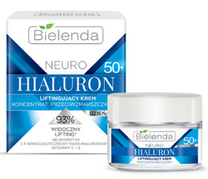 Bielenda Neuro Hialuron Lifting Face Cream Concentrate 50+ for Day and Night 50ml Best Before 31.01.26