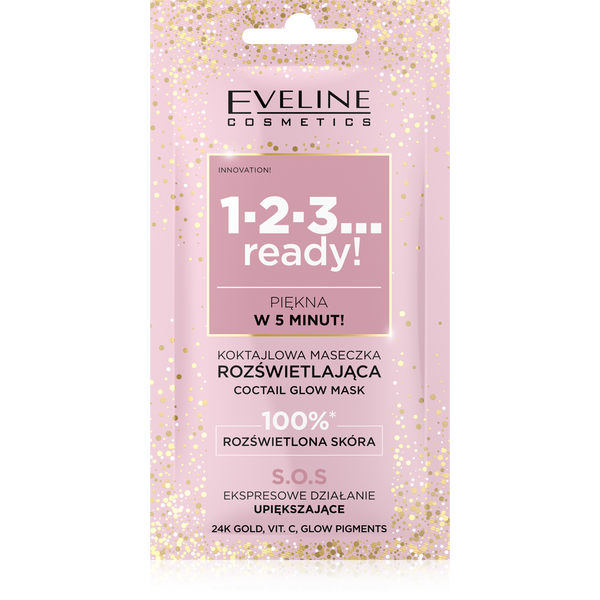 Eveline 1,2,3...Ready! Cocktail Brightening Mask 8ml