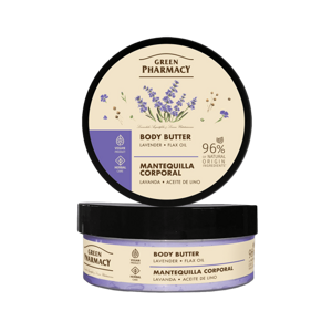 Green Pharmacy Nourishing Lavender and Linseed Oil Body Butter 200ml Best Before 18.09.026