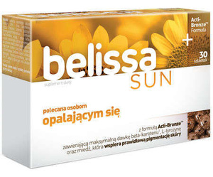 Aflofarm Belissa Sun Stronger Tan and Sun Protection 30caps.