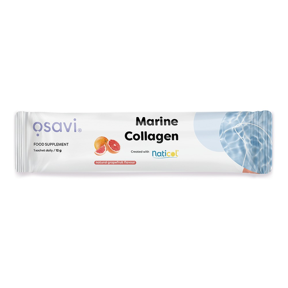 Osavi Marine Collagen from Wild Cod Powder with Grapefruit Flavour For Skin Elasticity and Bones 12g