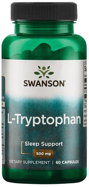 Swanson L-Tryptophan 500mg 60 Capsules
