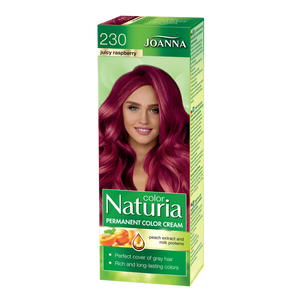Joanna Naturia Permanent Hair Color Care Gloss Dye No. 230 Juicy Raspberry 100ml