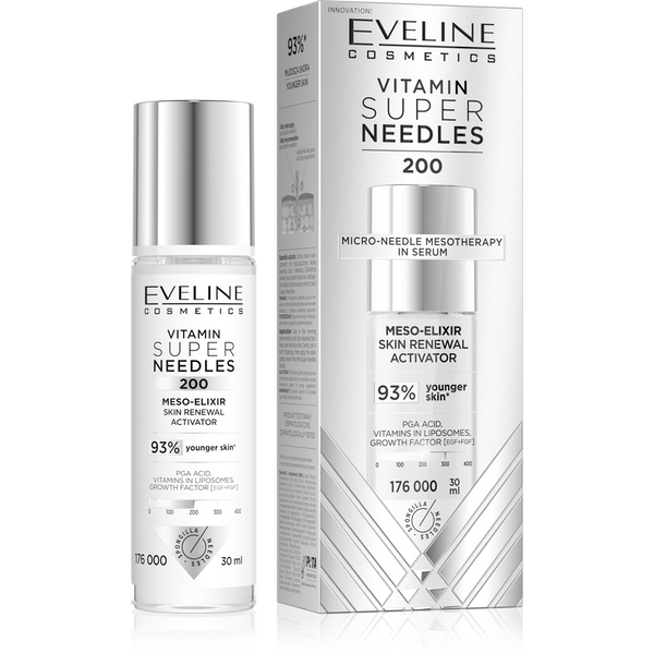 Eveline Super Needles Vitamin 200 Meso-Elixir Skin Renewal Activator 30ml