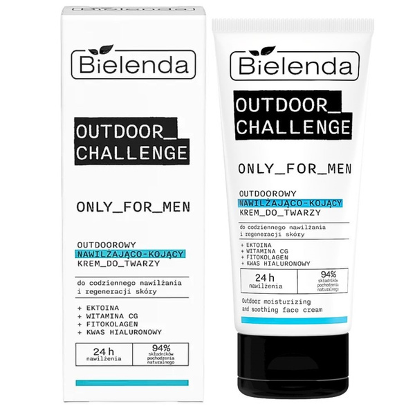 Bielenda Only for Men Outdoor Challenge Outdoor Moisturizing Soothing Face Cream for Day and Night 50ml