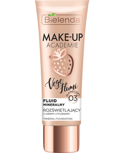  Bielenda Make-Up Academie Vege Flumi Illuminating Mineral Fluid No. 03 Sunny Beige 30g