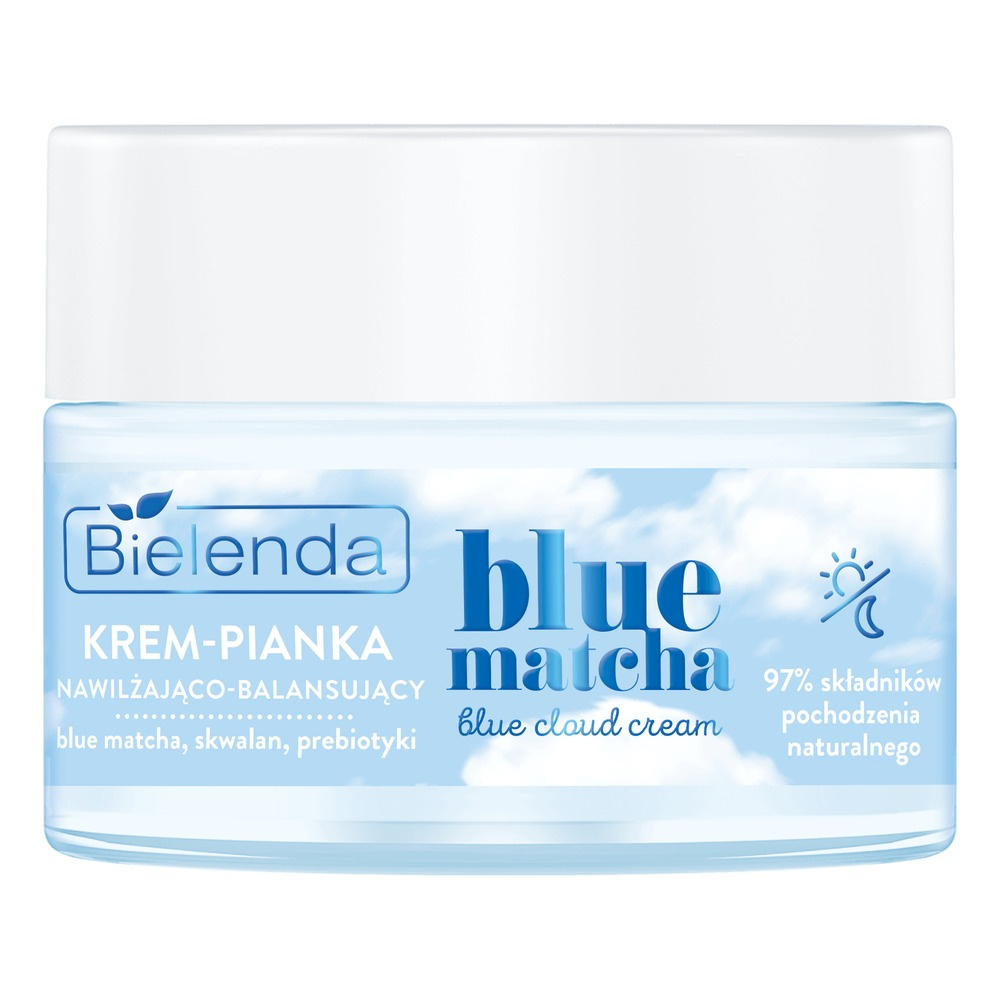 Bielenda Blue Matcha Cloud Cream Moisturizing and Balancing  All Skin Types 50ml