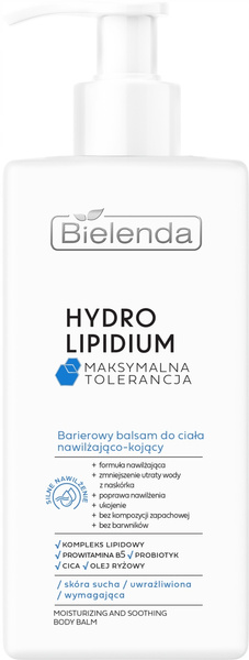 Bielenda Hydro Lipidum Moisturizing and Soothing Body Lotion 300ml