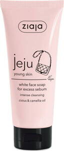 Ziaja Jeju Young Skin White Face Soap with Hint  Mango Coconut Papaya for All Skin Types  Vegan 75ml
