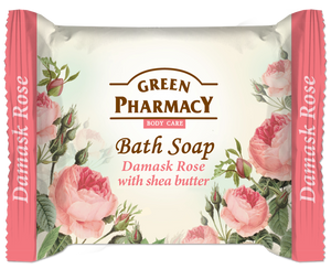 Green Pharmacy Toilet Soap with Extract From Damascus Rose and Shea Butter 100 g