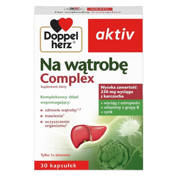 Doppelherz Aktiv for Liver Complex Comprehensive Regeneration 30 Capsules