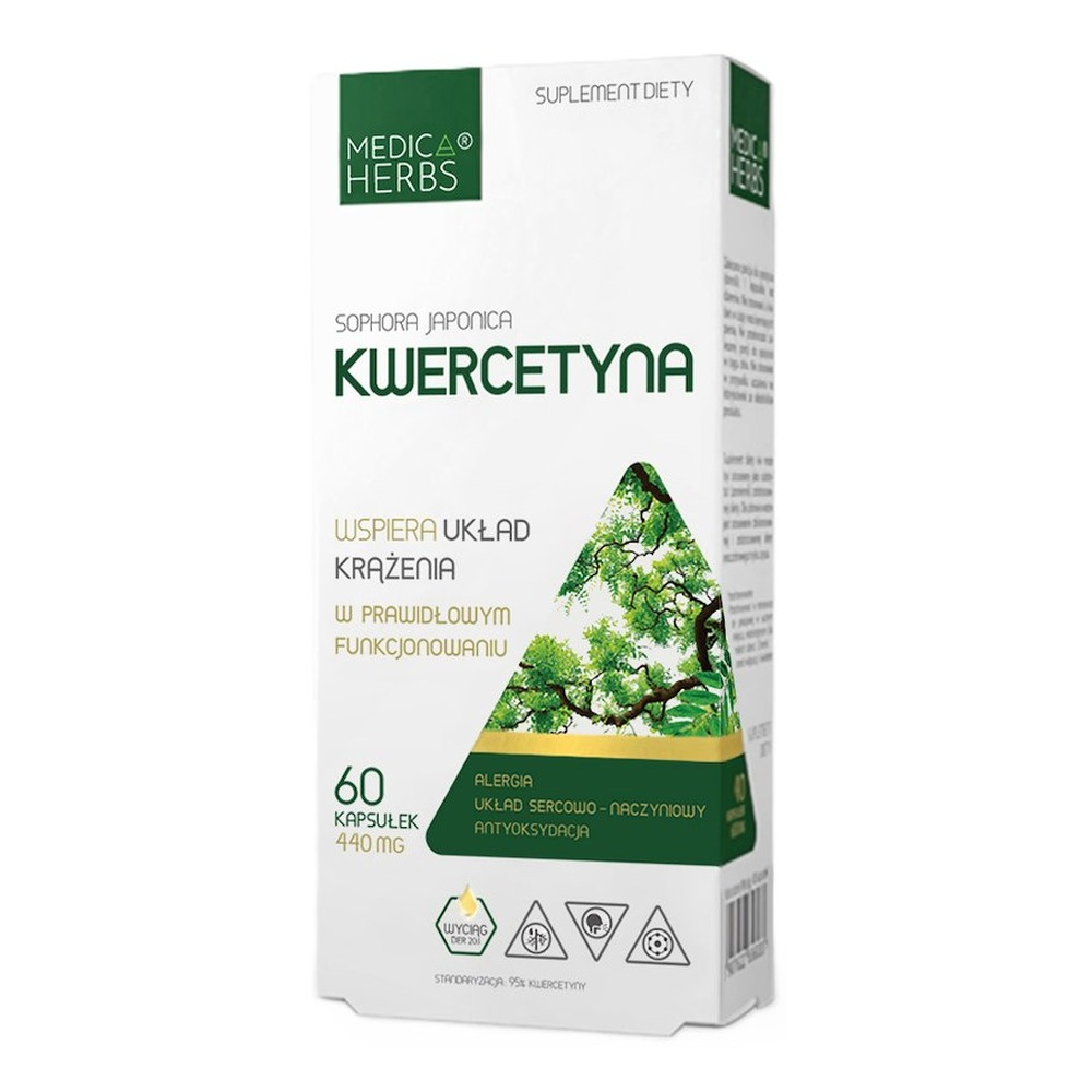 MEDICA HERBS Quercetin 418mg, 60 capsules