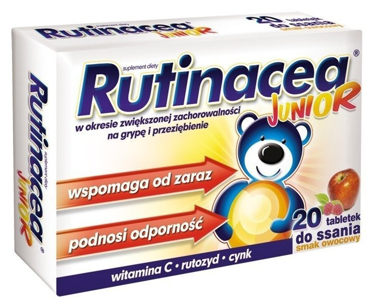 Rutinacea Junior Lozenges for Children Supporting Immunity 20 Lozenges Best Before 30.11.26