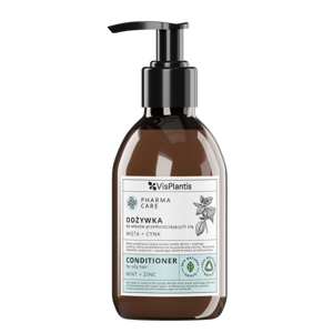 Vis Plantis Pharma Care Mint and Zinc Conditioner for Oily Hair 300ml Best Before 22.02.26