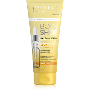 Eveline Therapy Professional Body Shot Illuminating Balm-Serum 5% Vitamin C and Cg Complex for Day and Night 200ml