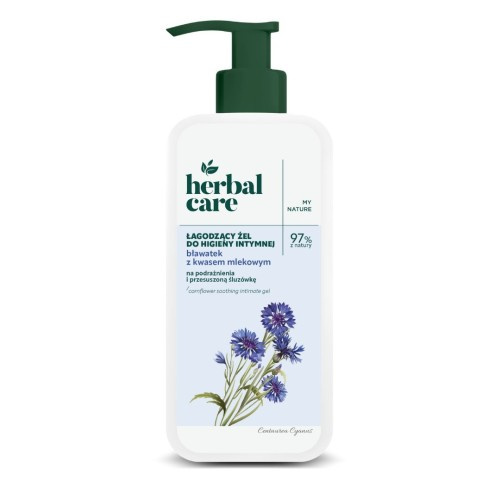 Herbal Care Soothing Intimate Hygiene Gel with Cornflower and Lactic Acid 330ml