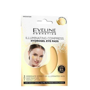 Eveline Gold Illuminating and Moisturizing Compress Hydrogel Eye Pads 3in1