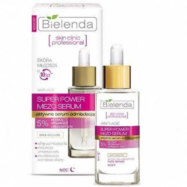 Bielenda Skin Clinic Super Power Face Serum with Retinol and Q10 30ml