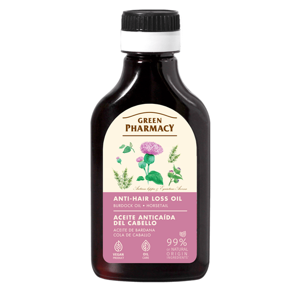 Green Pharmacy Burdock Oil with Horsetail against Hair Loss 100ml