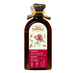 Green Pharmacy Shampoo for Dry and Brittle Hair Argan Oil and Pomegranate 350ml
