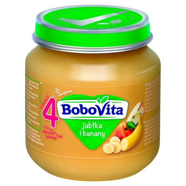 BoboVita Dessert Apples and Bananas after Month 4 125g