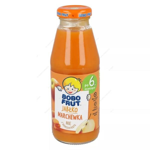 Bobo Frut Fruit and Vegetable Nectar Apple Carrot for Babies after 6 Months Onwards 300ml