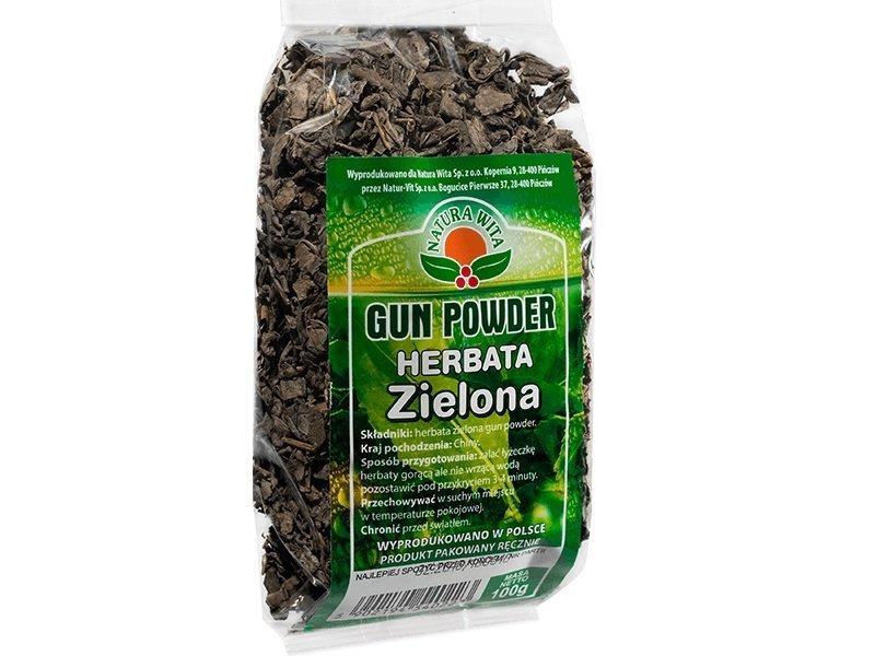Natura Wita Gun Powder Very Aromatic Green Tea with Slimming Properties 100g