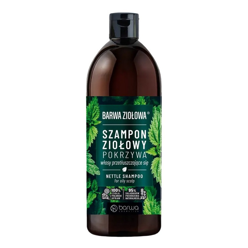 Barwa Barwa Herbal Herbal Shampoo Nettle for Oily Hair 480ml