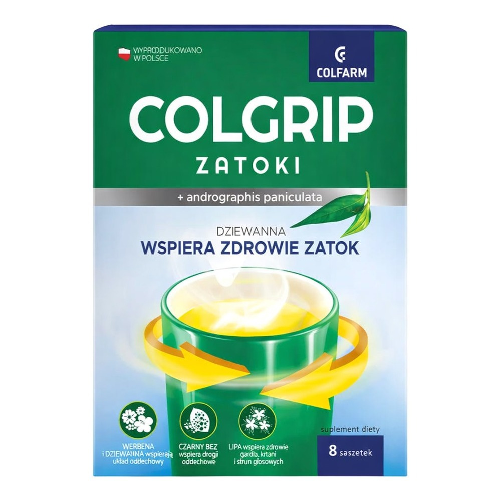 Colfarm Colgrip for Nasal Sinus Health Support 8 Sachets