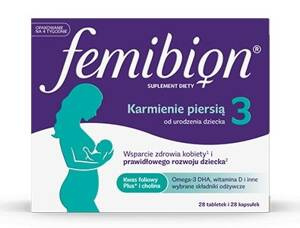 Femibion 3 Breastfeeding Folate + Choline + DHA 28 Tablets + 28 Capsules
