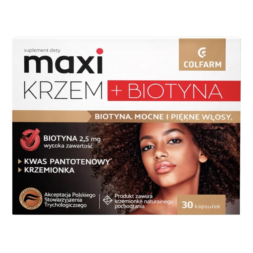 Maxi Silica + Biotin Vitamins and Microelements 30 Capsules