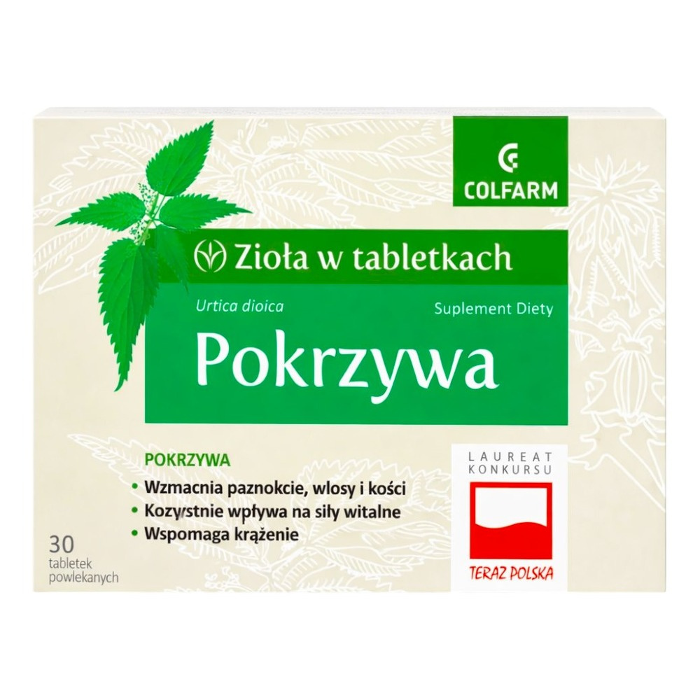 Colfarm Nettle Extract 30 tabletek