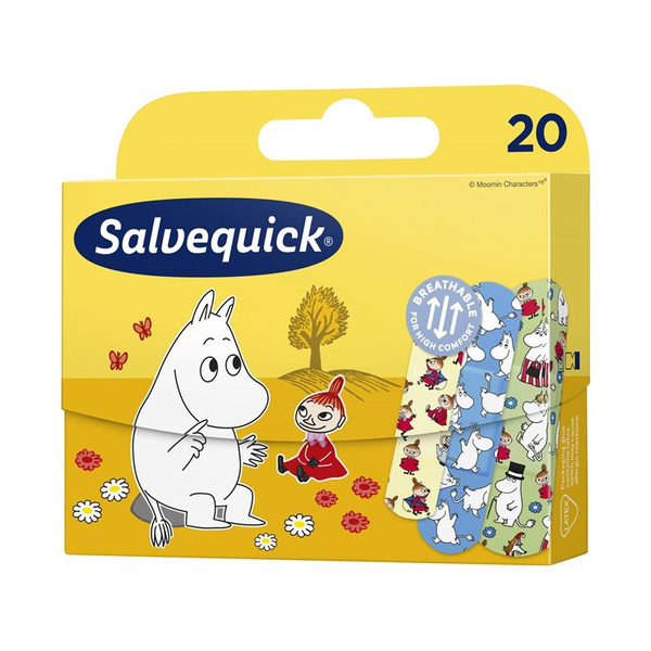 Salvequick Moomin Plasters for Children 20 Pieces