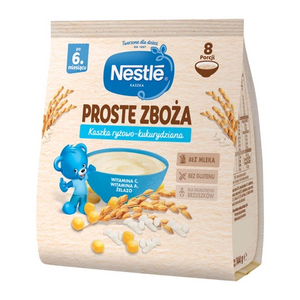 Nestle Simple Cereals Rice-Corn Porridge for Babies after 6 Months of Age 144g  Best Before 31.10.25