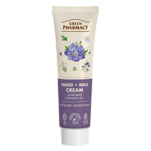 Green Pharmacy Regenerating Hand and Nail Cream Chamomile and Linseed Oil 100ml