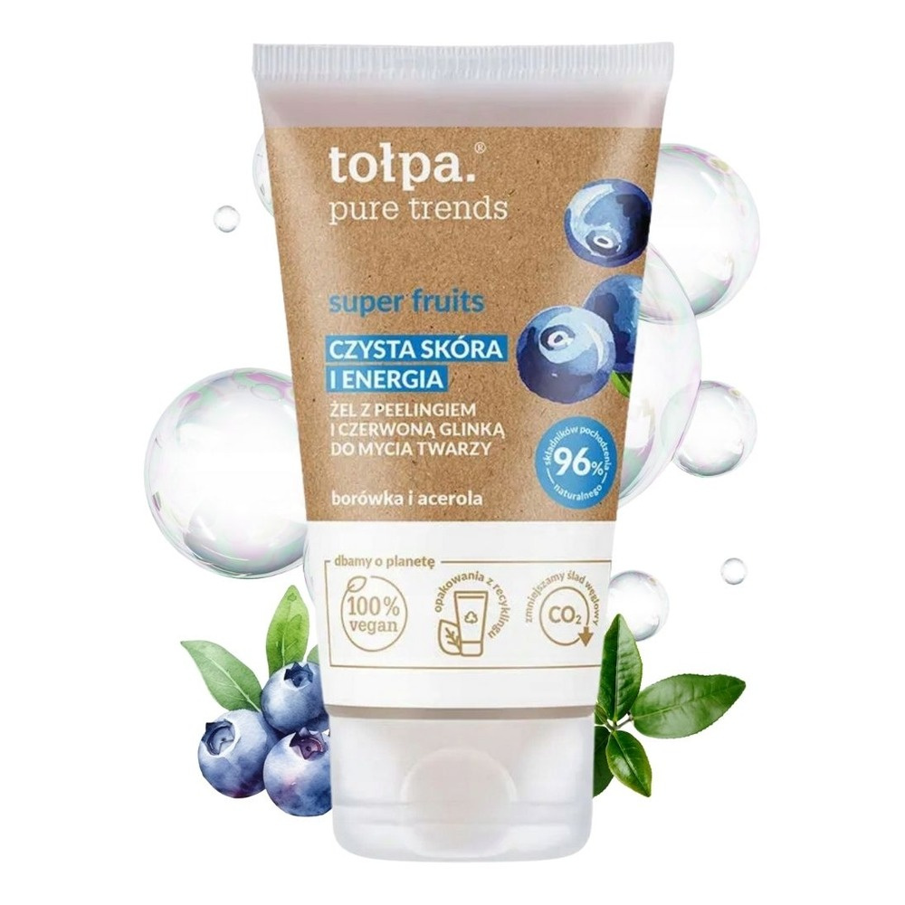 Tolpa Pure Trends Super Fruits Facial Cleansing Gel with Peeling 150ml