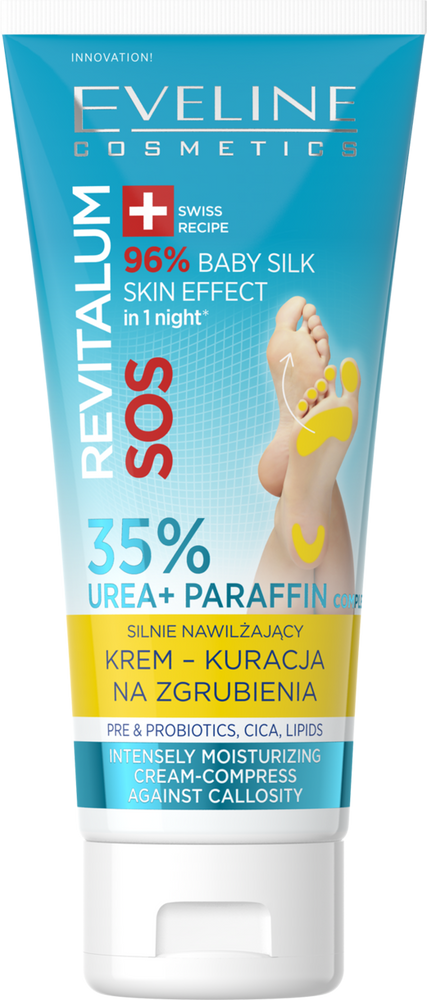 Eveline Revitalum SOS 35% Urea Strongly Moisturizing Cream-Treatment for Thickening for Dry Skin 75ml
