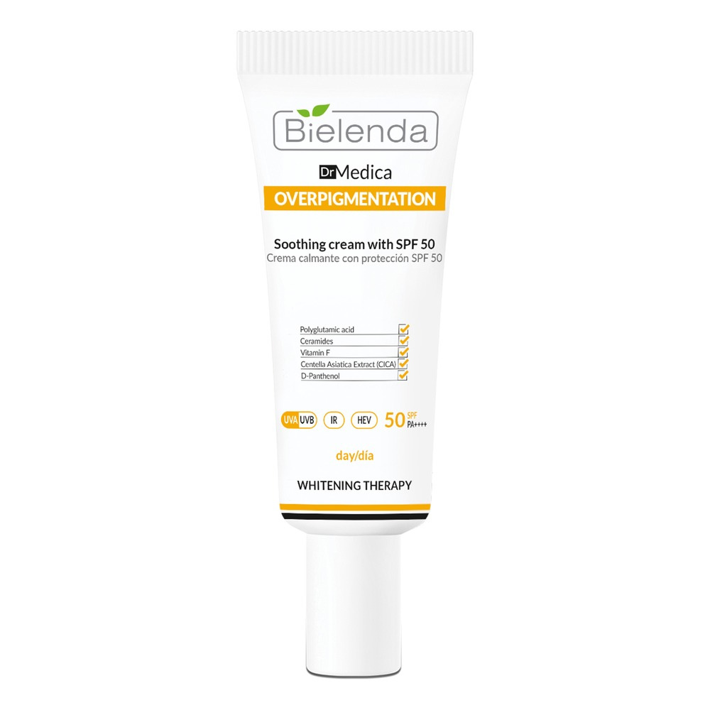 Bielenda Dr Medica Overpigmentation Soothing Cream with SPF 50 50ml