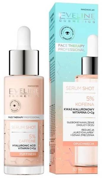 Eveline Face Therapy Professional Serum Shot Treatment 5% Caffeine Puffiness 30ml