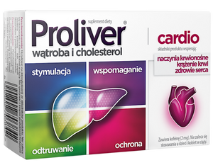 Proliver Cardio Supports Liver Functions Digestion Choline 30 Tablets