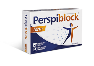  Perspiblock Forte It Inhibits Excessive Sweating 30 Tablets