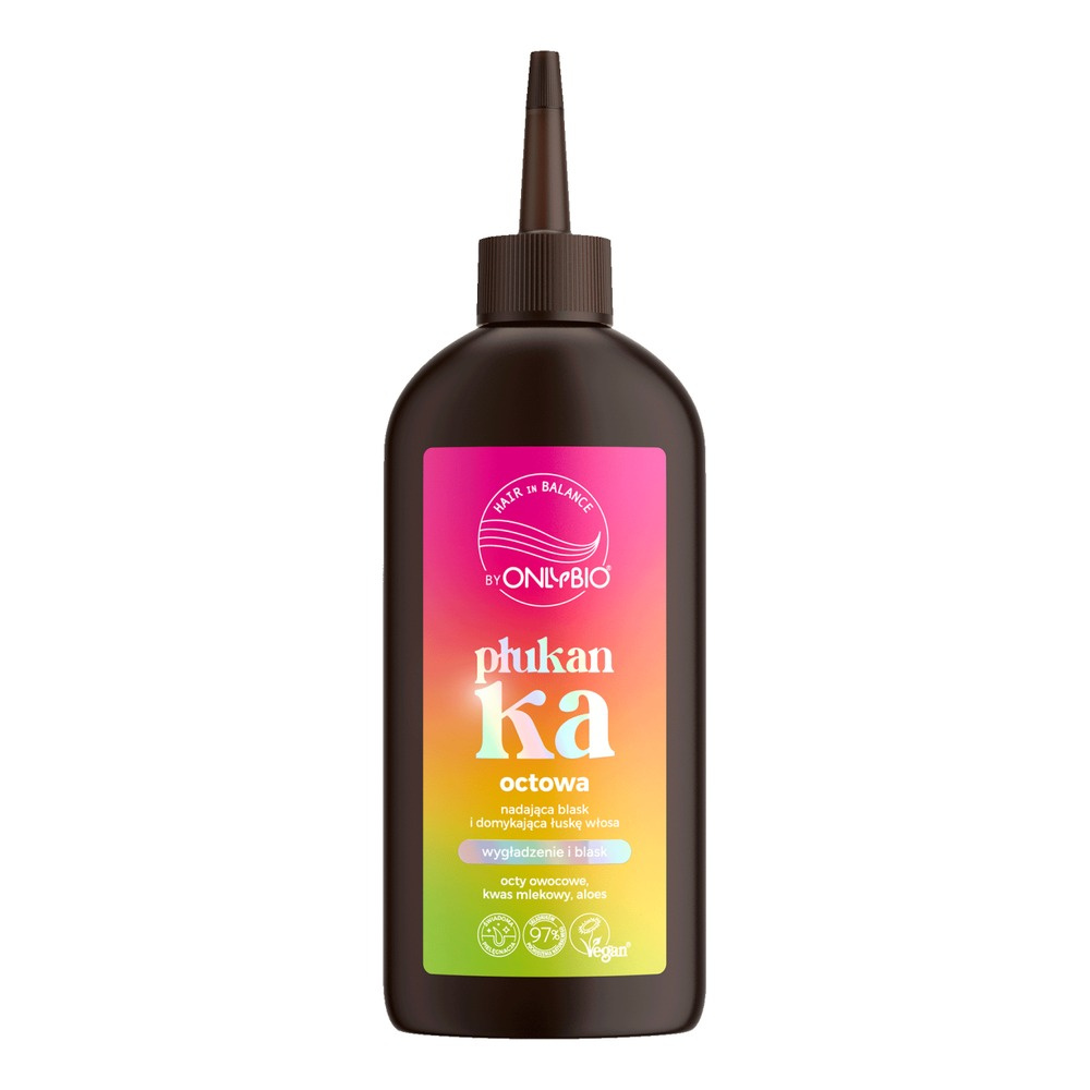 OnlyBio Hair In Balance Vinegar Rinse Gives Shine and Closes the Hair Cuticle 300ml