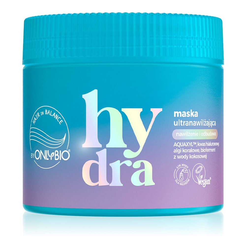 OnlyBio Hair in Balance Hydra Ultra-Moisturizing Mask for Dry and Dehydrated Hair 400ml