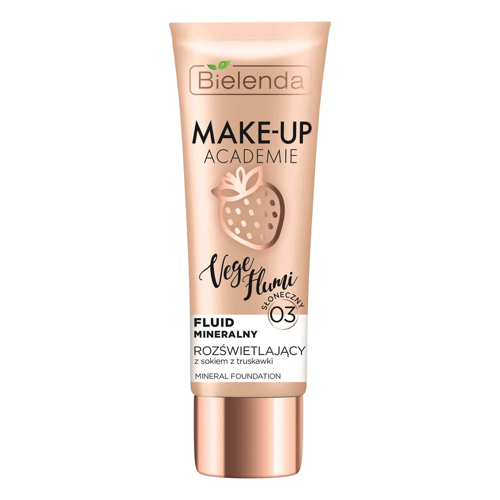  Bielenda Make-Up Academie Vege Flumi Illuminating Mineral Fluid No. 03 Sunny Beige 30g