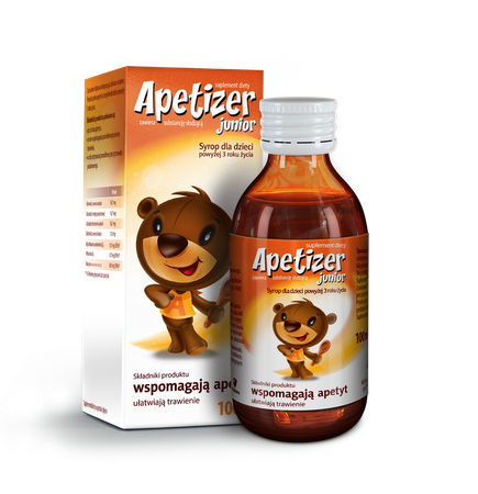 Aflofarm Apetizer Junior Syrup Supporting Appetite in Children Over 3 Years of Age 100ml