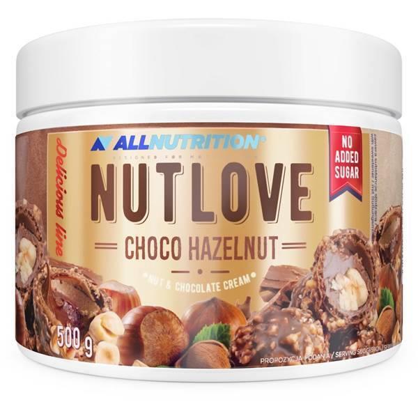 AllNutrition NutLove Choco Hazelnut Chocolate Cream with No Sugar 500g